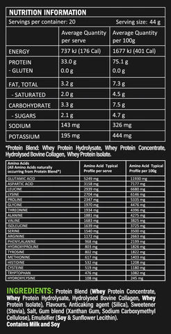 Athletic Sport WHEY PROTEIN + COLLAGEN 添加膠原蛋白