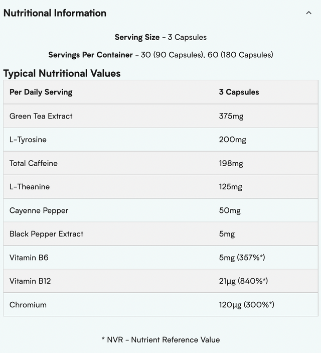 Myprotein Thermopure 生熱效能 消脂配方