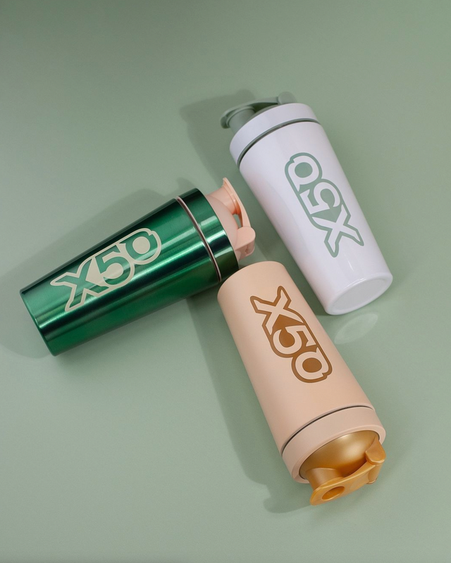 GreenTea X50 Metal Shaker 三色入 (750毫升水樽)