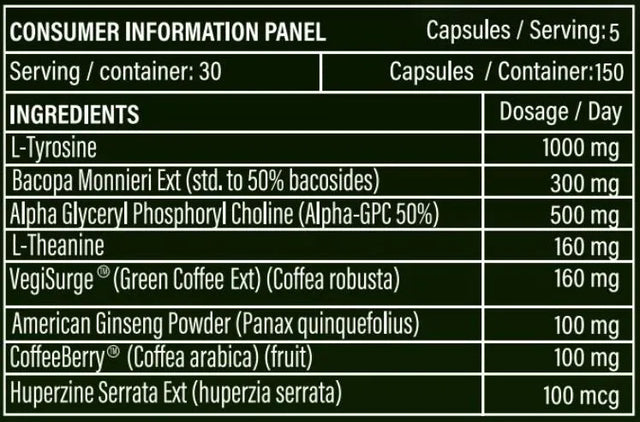 Athletic Sport Nootropia NOOTROPIC